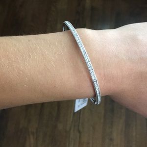 Nadri Bangle Faux Diamond Bracelet NWT